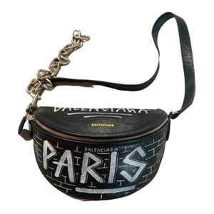 Balenciaga Souvenir graffiti belt bag